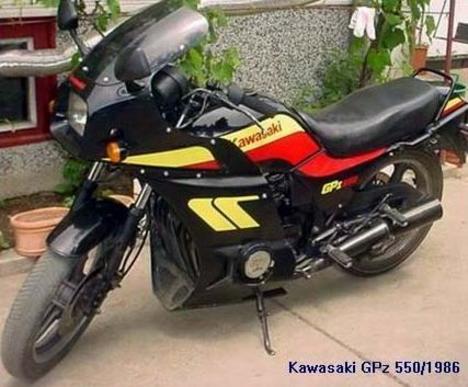 Kawasaki GPZ 550 1986